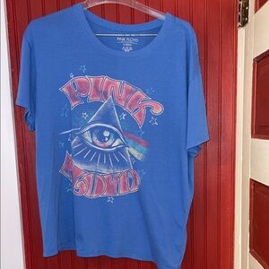 Pink Floyd Blue Graphic Tee